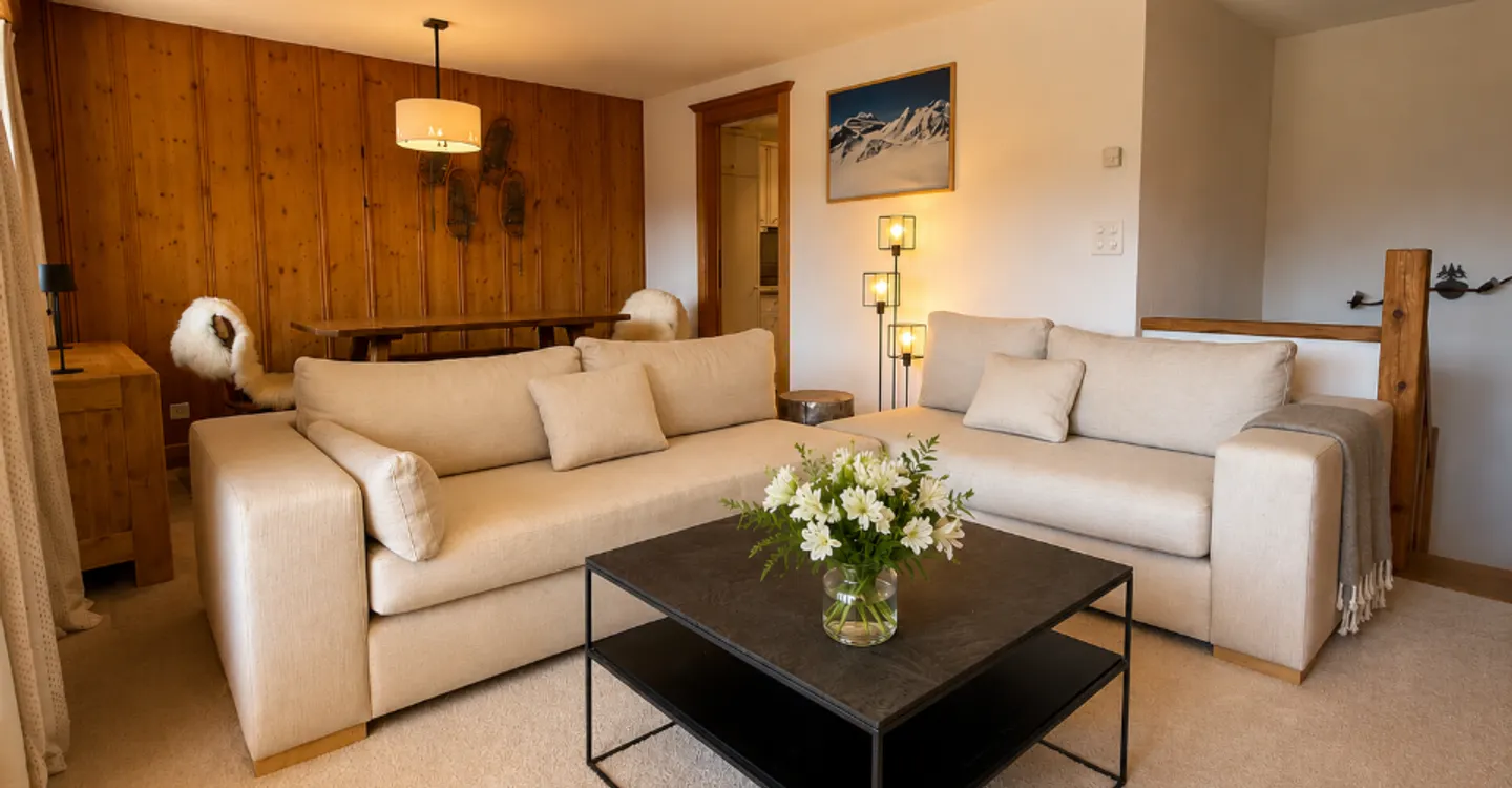 Spazioso duplex con tre camere da letto e giardino privato - in affitto a Verbier - Foto 5 di 12