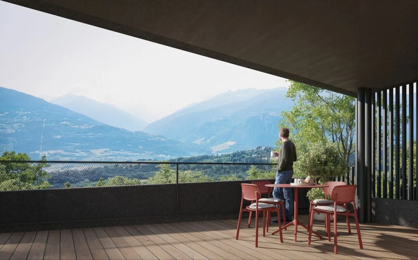 Savièse Nuova Promozione con Vista Panoramica, nel Cuore di una Residenza Ecologica di Alto Livello - Foto 6 di 18