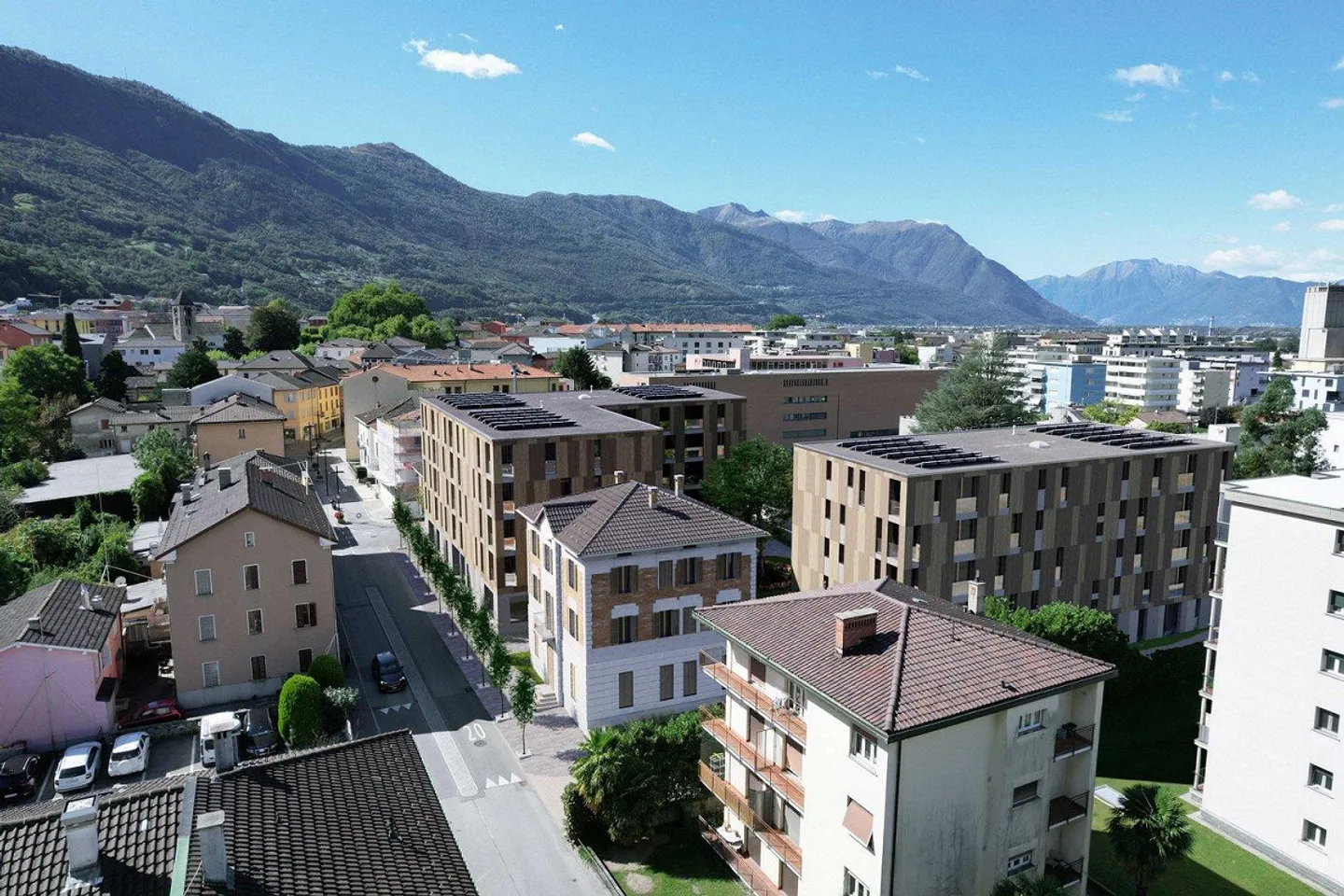 Spacious commercial space in a new residential complex in Giubiasco - Photo 3 of 3