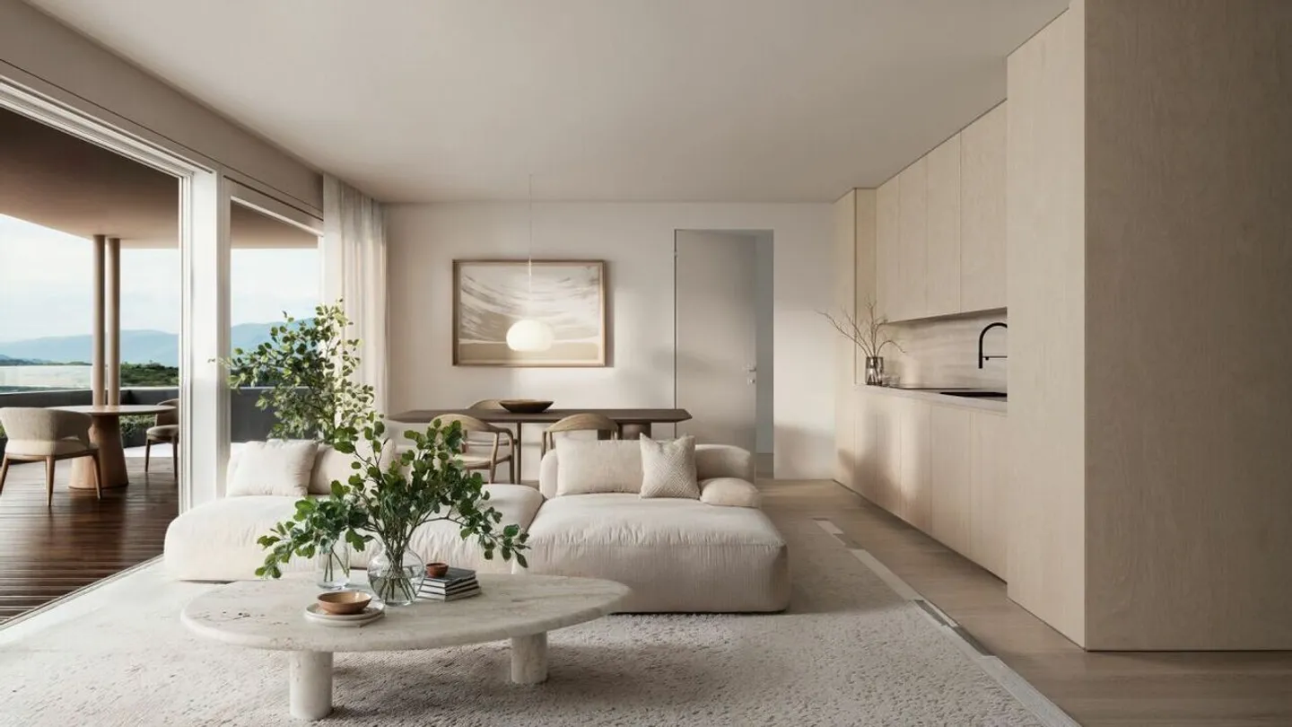 Savièse - Nuova promozione con vista panoramica e una villa individuale, nel cuore di una residenza ecologica di alto livello - Foto 2 di 18