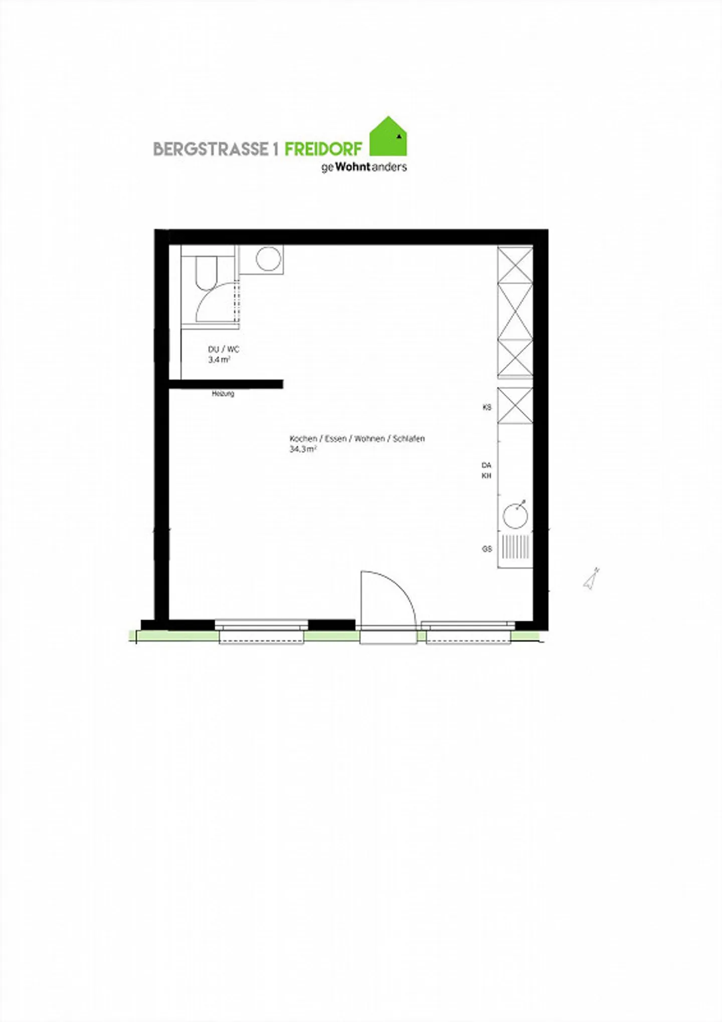 Smart Living - Appartamento 1.5 stanze - Studio con stile - Foto 11 di 11