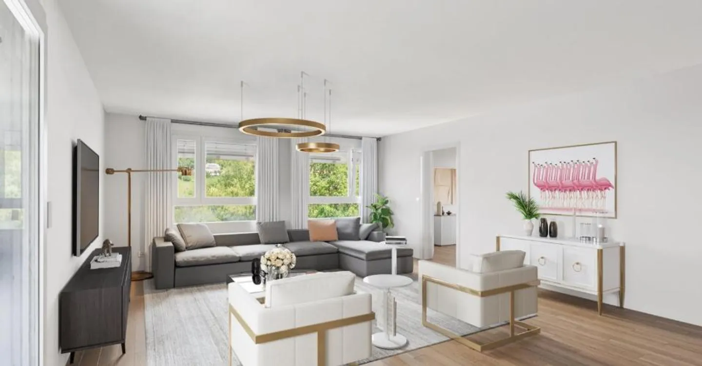 The elegance of a 3.5-room apartment designed for your comfort - Photo 3 of 5
