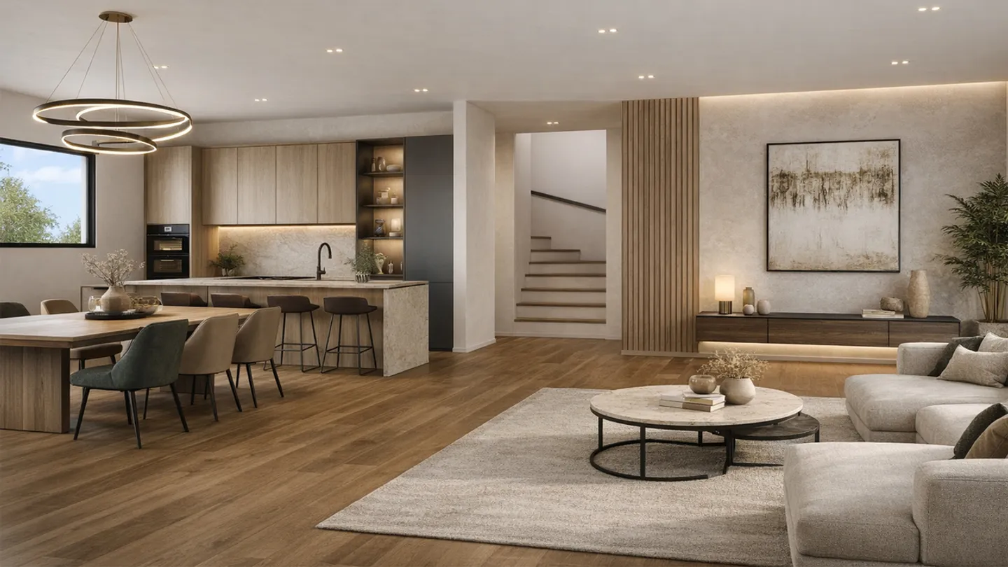 ZU VERKAUFEN WUNDERSCHÖNE 5.5 ZIMMER VILLA IN PLAN-BAAR - Foto 2 von 5