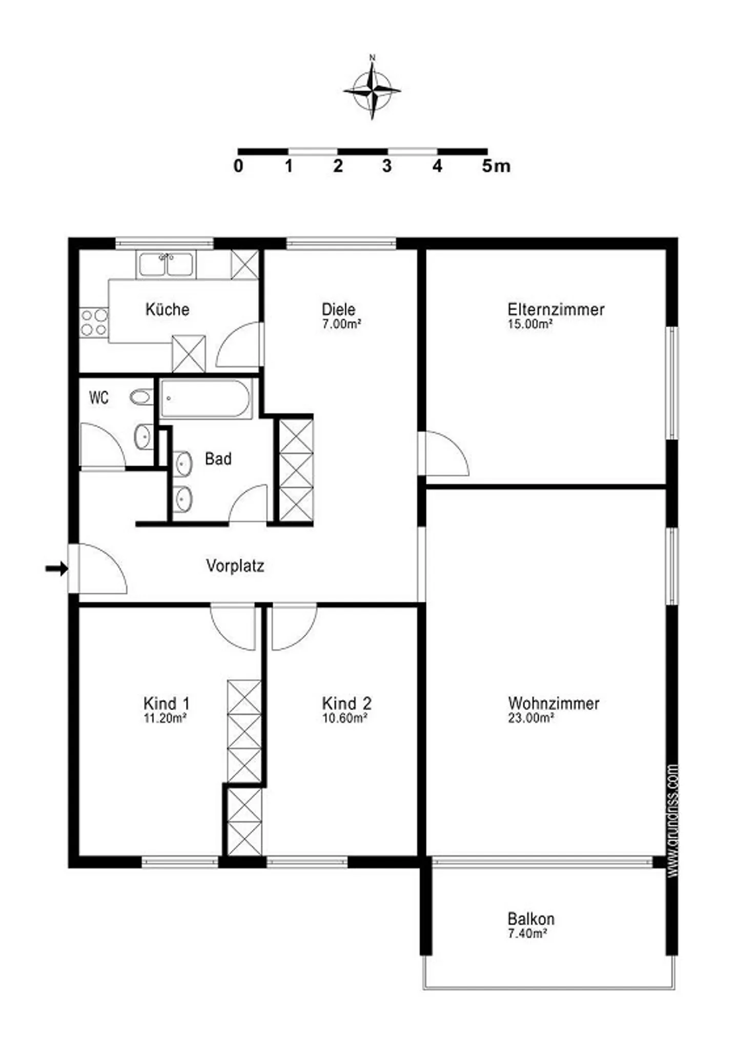 4.5-room condominium in a family-friendly neighborhood - Photo 11 of 12