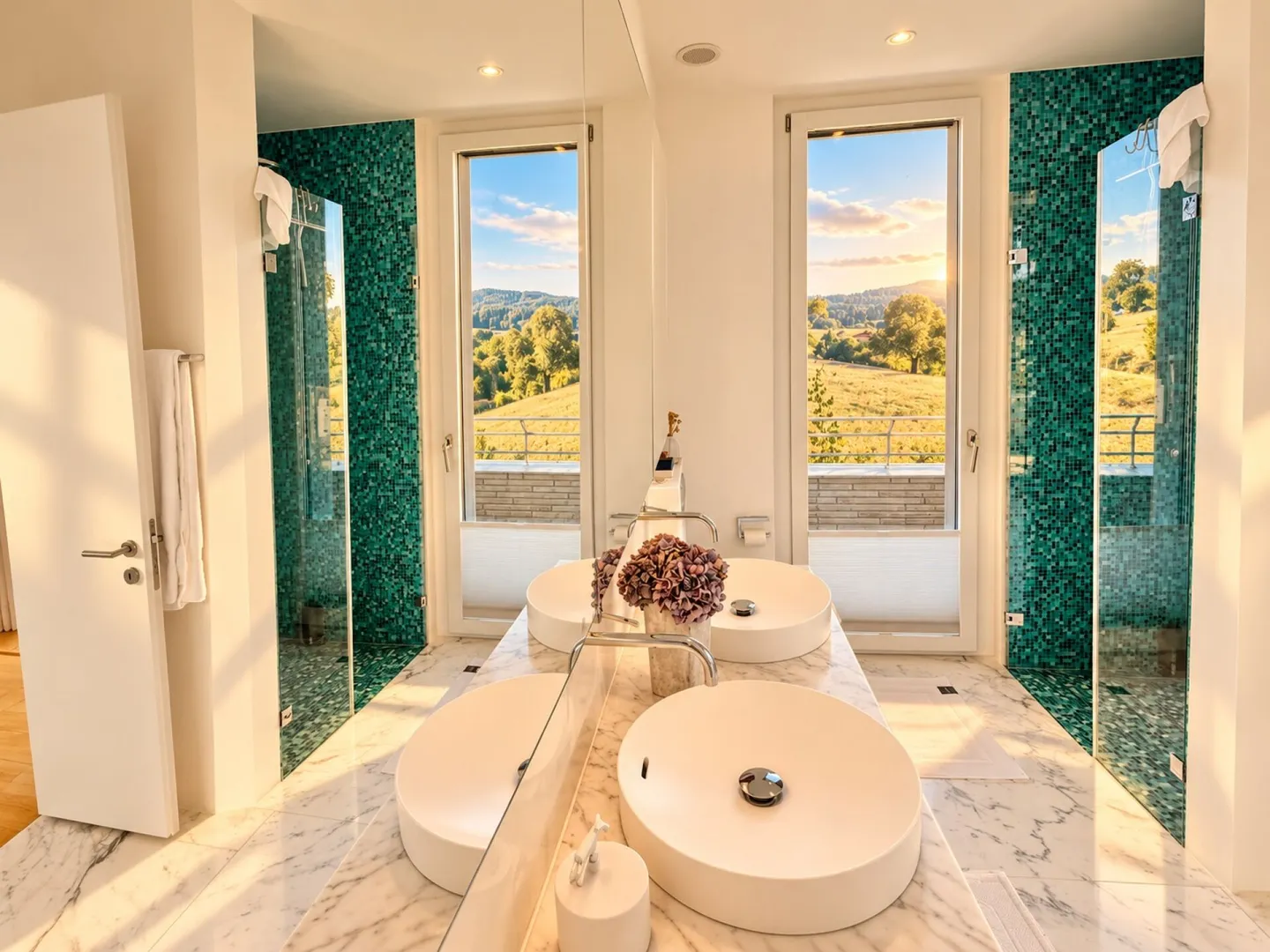 Affitto temporaneo: esclusiva casa d'architetto di 7,5 stanze con vista lago, piscina e terrazza sul tetto - Foto 9 di 9