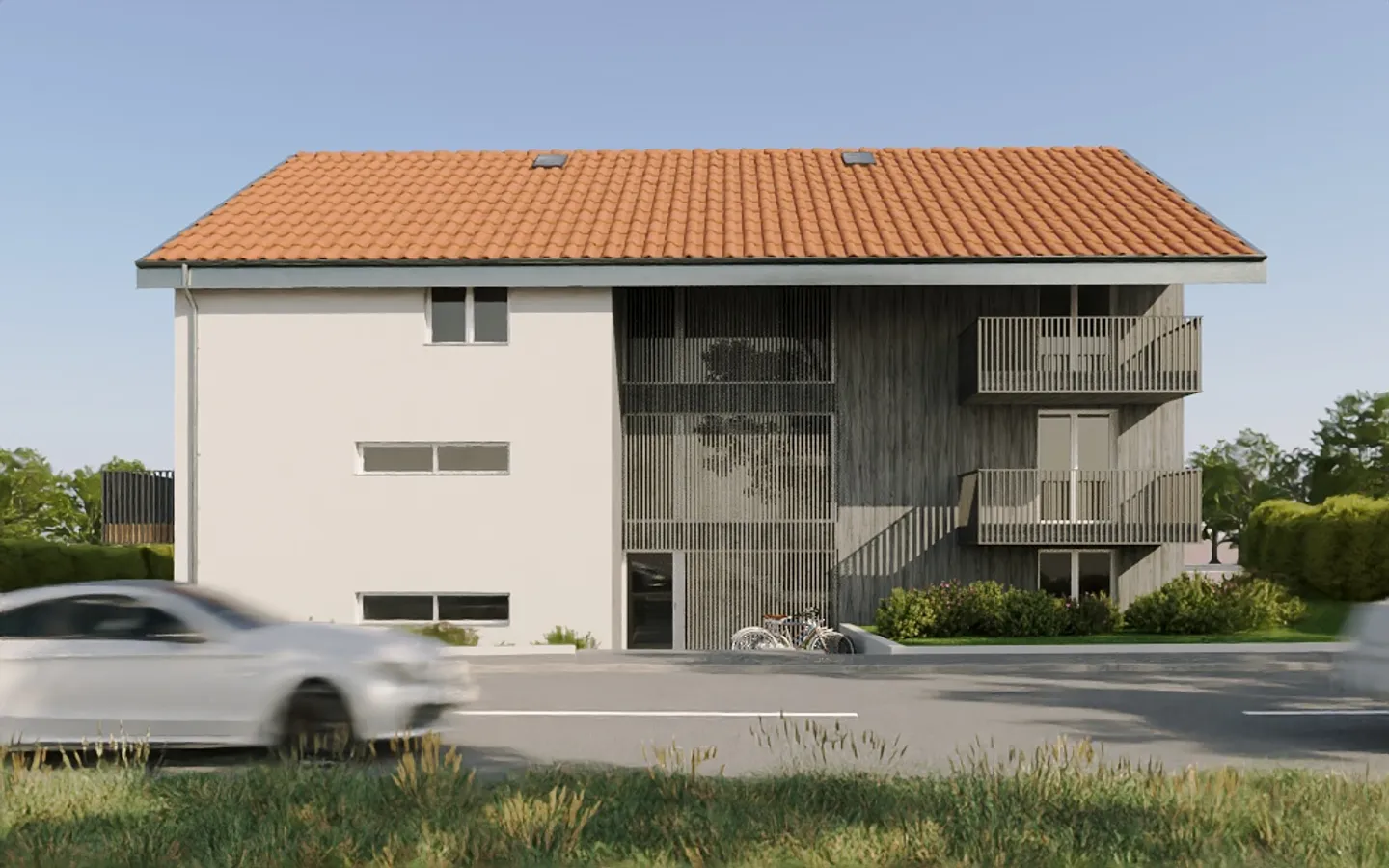 2 duplex apartments of 4.5 rooms in a building under construction - Photo 13 of 13