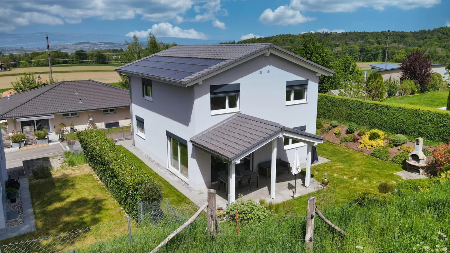 «Freistehende Villa mit 6 Zimmern in Villarepos (Courtepin) / FR» - Foto 2 von 22