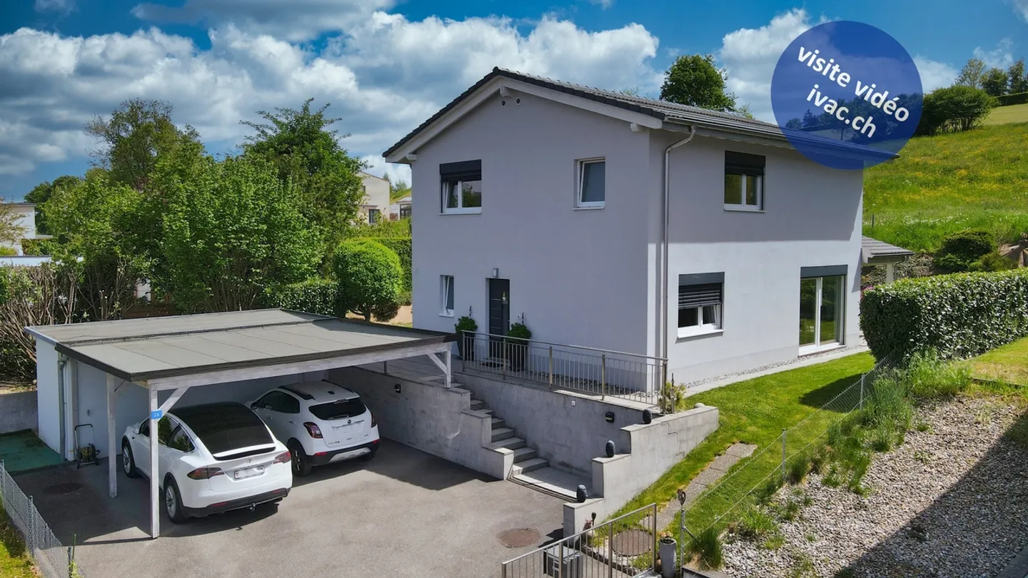 «Freistehende Villa mit 6 Zimmern in Villarepos (Courtepin) / FR» - Foto 1 von 22