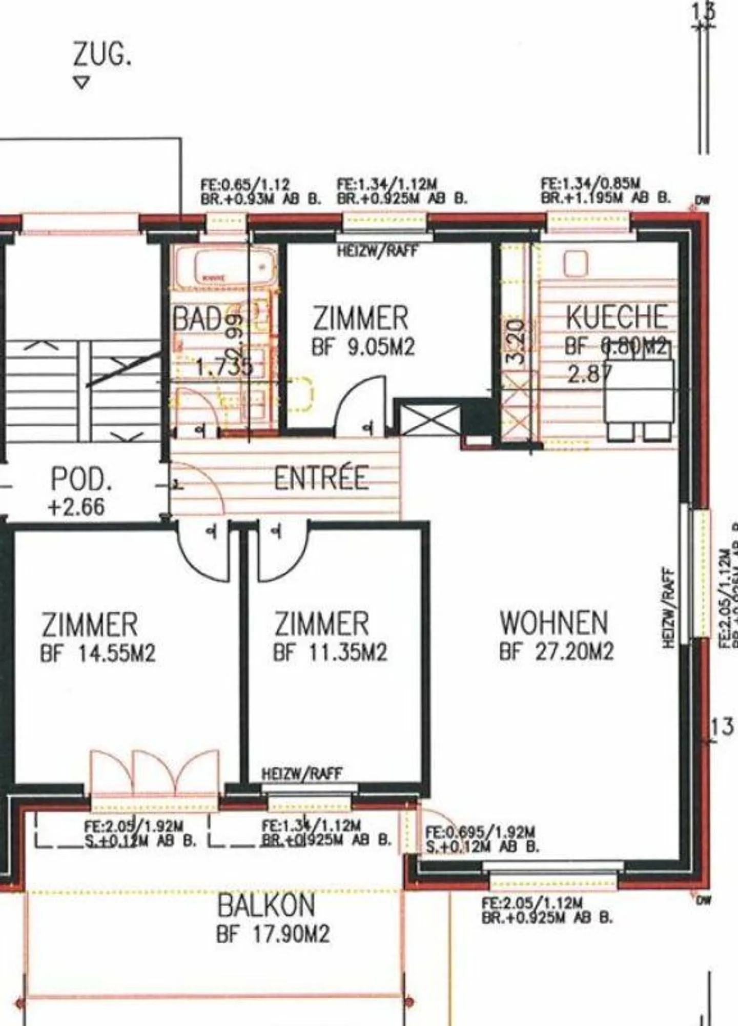 Grosszügige 4.5 Zimmer-Wohnung - Foto 9 von 9