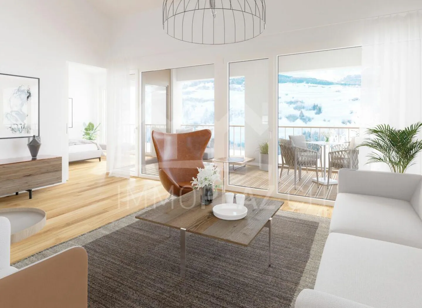 Modernes Apartment mit Alpenblick - Foto 4 von 6