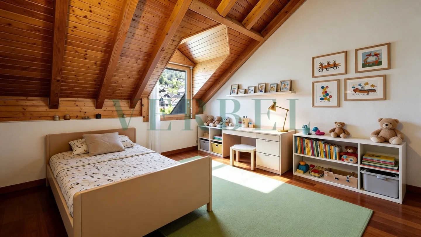 Bellissimo appartamento di 4.5 locali con vista sul lago e sulle Alpi - Foto 8 di 9