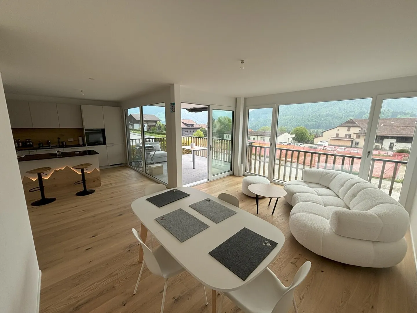 Crésuz - Appartement neuf meublé ou non-meublé avec belle vue - Photo 1 sur 11
