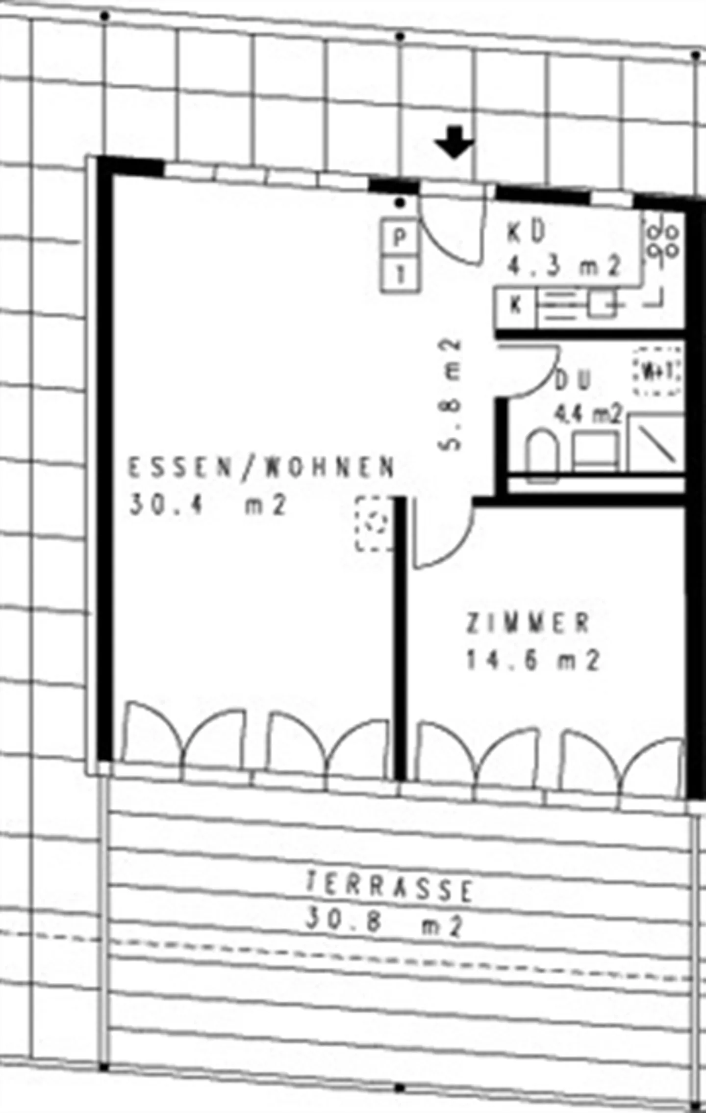 2½ ROOM APARTMENT IN ZURICH - DISTRICT 5 INDUSTRIEQUARTIER, FURNISHED, TEMPORARY - Photo 9 of 9