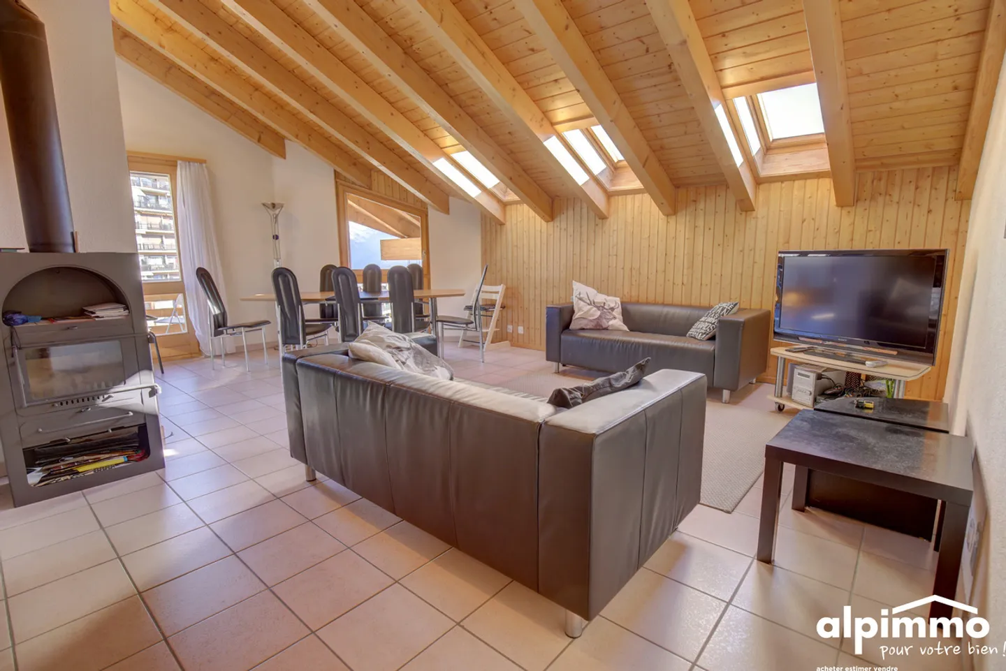 Helles Duplex im Zentrum von Nendaz-Station! - Foto 1 von 20