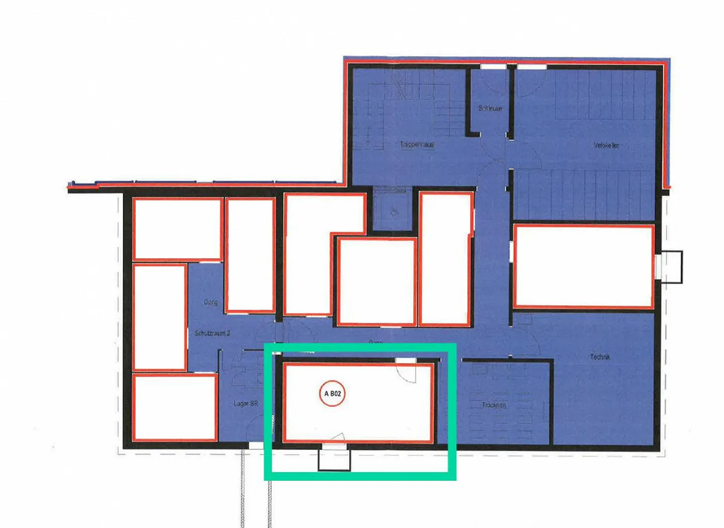 Ampio spazio di stoccaggio di 20 m² nello sviluppo moderno "Sonnengarten" - Foto 5 di 5