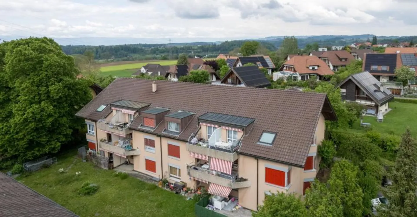 3.5 room apartment on the ground floor with terrace and lawn / 3.5-room apartment on the ground floor with terrace and lawn Bösingen - Photo 8 of 13