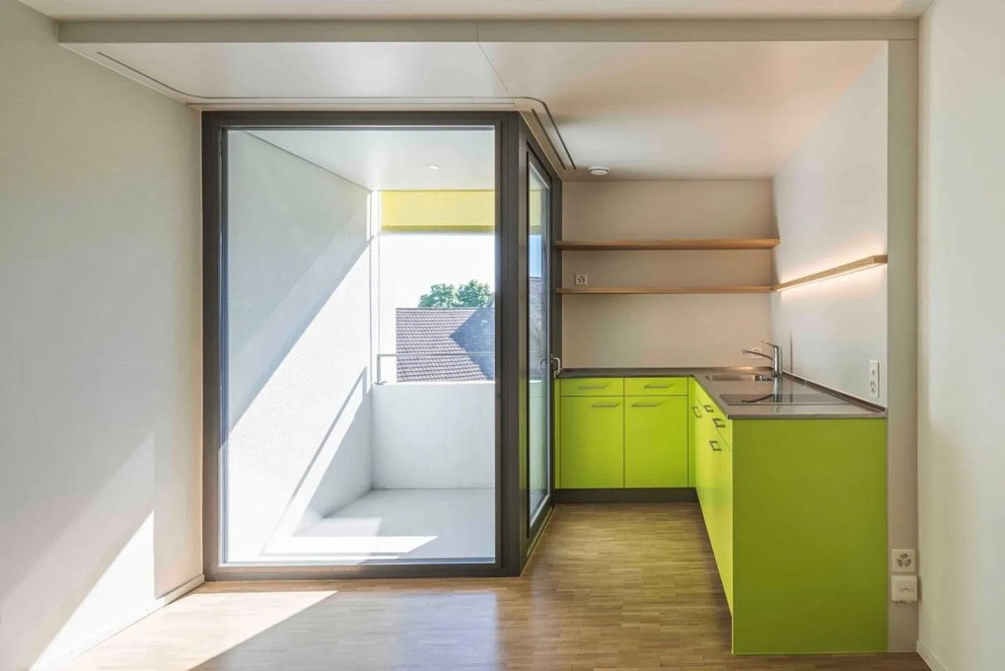 Studio in Minergie-Gebäude - Für Studenten/Doktoranden - Foto 4 von 5