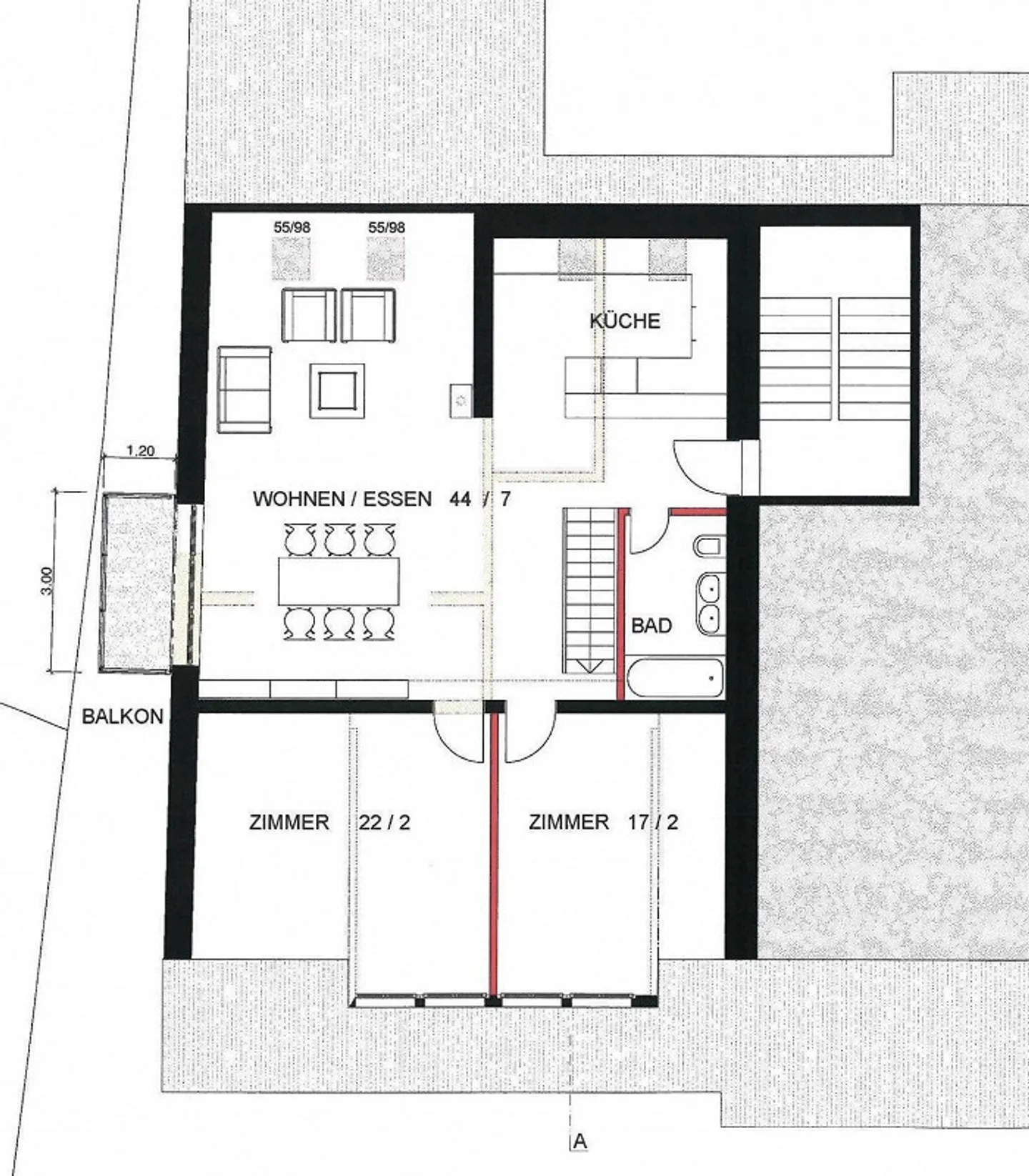 Appartamento duplex spazioso e moderno di 4,5 stanze nel centro del villaggio - Foto 10 di 14