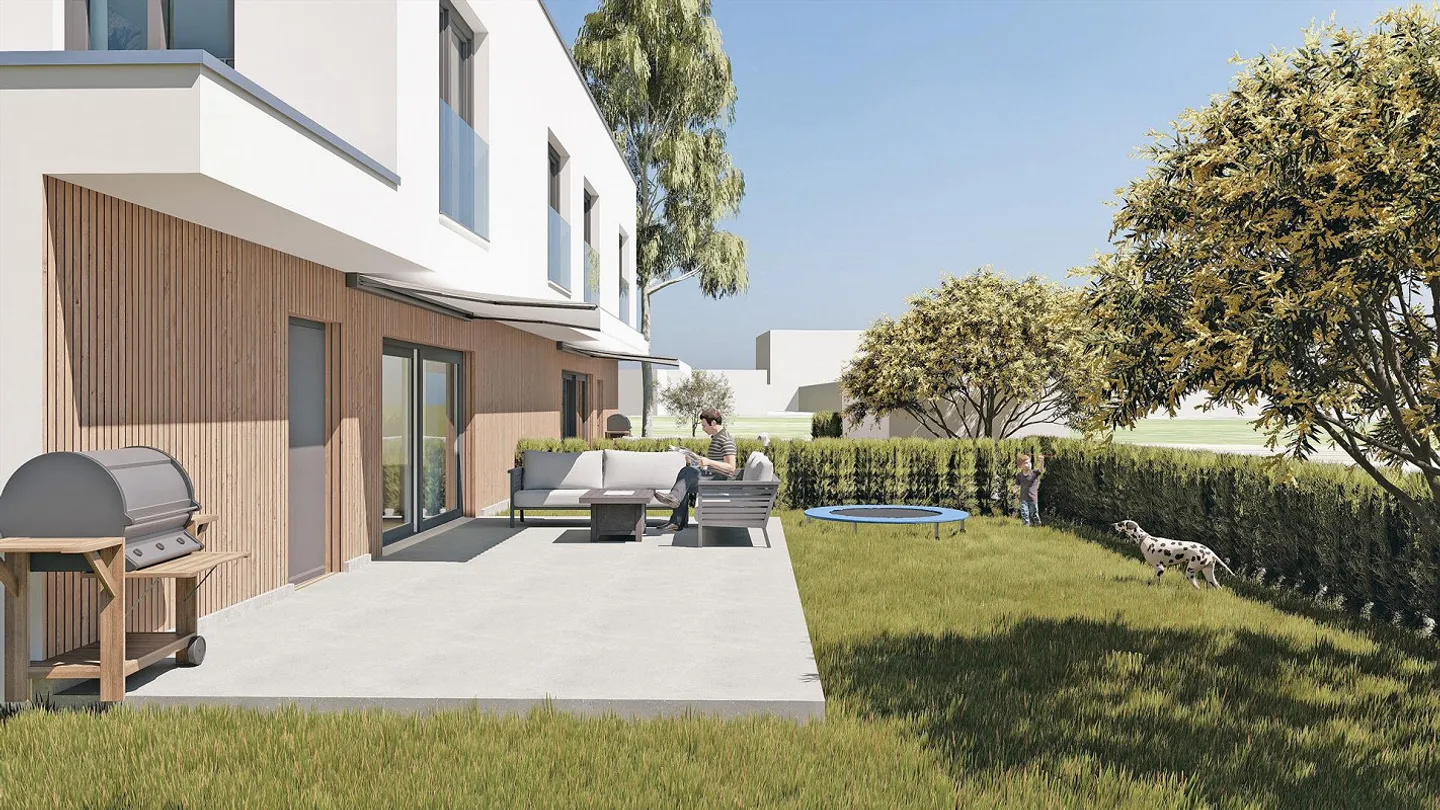 NOUVEAU - Maison jumelée moderne avec un caractère de bien-être - Photo 3 sur 7