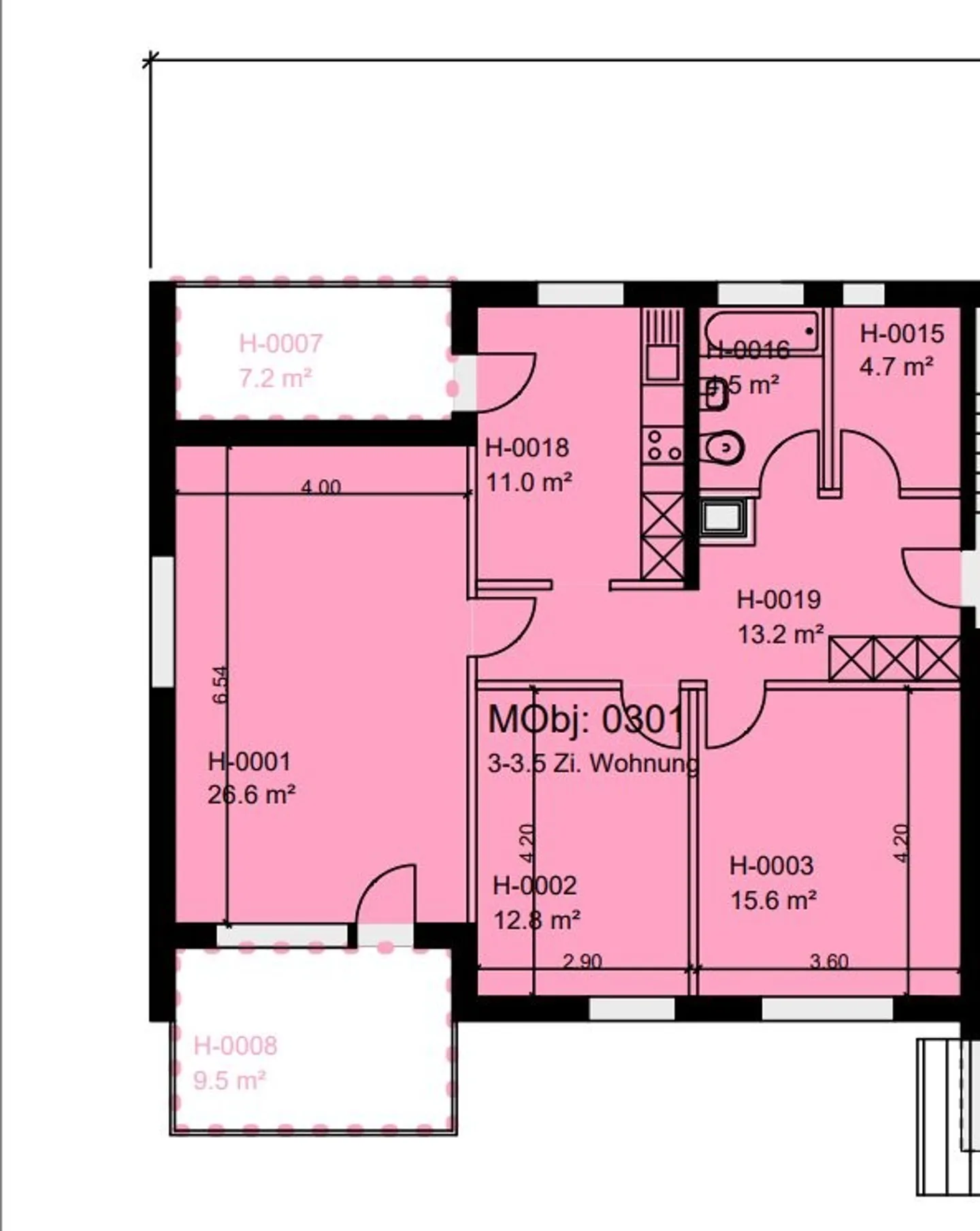 Cozy 3.5-room apartment in the green in Malters - Photo 8 of 8