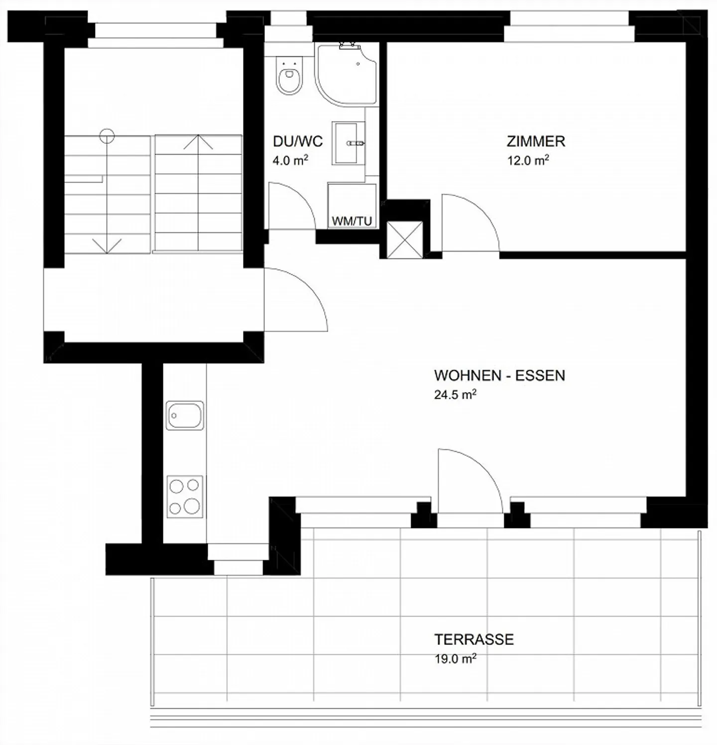 Appartamento 2.0 locali in una posizione ben collegata a Dietlikon - Foto 9 di 9