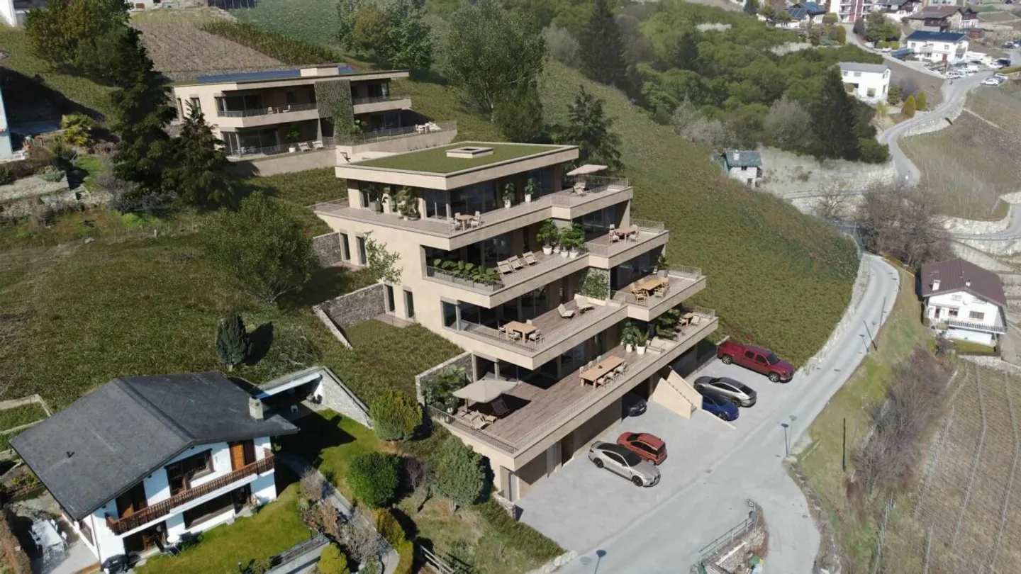 Appartamento 3.5 locali a Corin-de-la-Crête - Foto 1 di 11