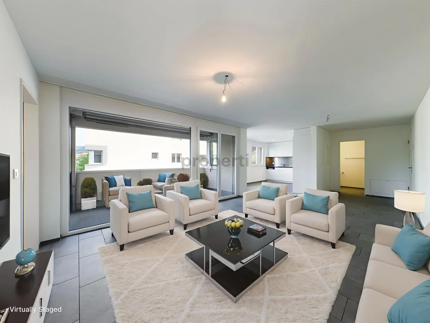 Wunderschöne, helle 4.5-Zimmer Wohnung mit 100m2 und modernem Layout in Laufen - Foto 2 von 13