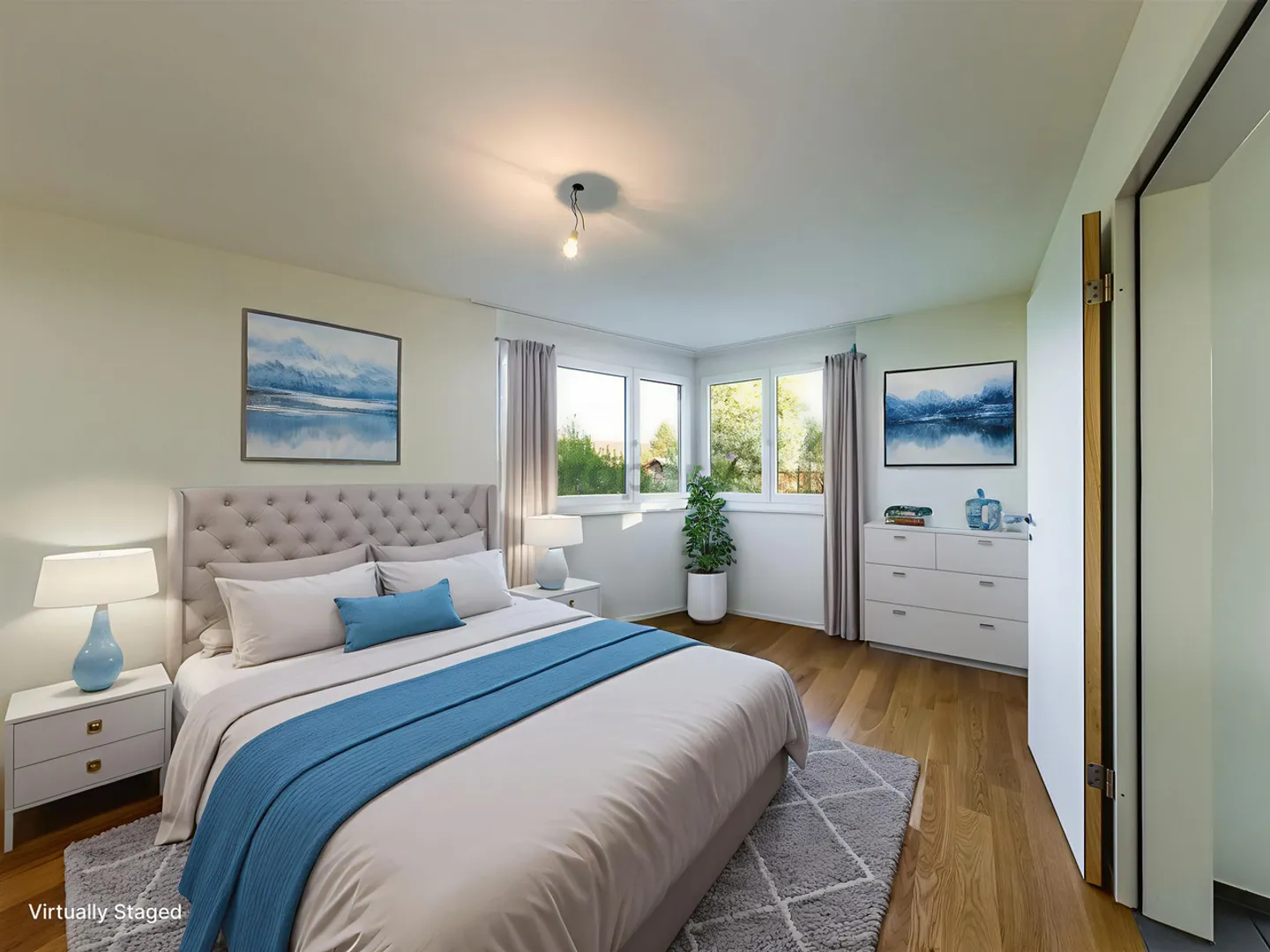 Wunderschöne, helle 4.5-Zimmer Wohnung mit 100m2 und modernem Layout in Laufen - Foto 10 von 13