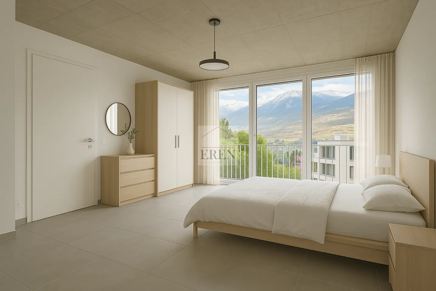 Superbo attico con facciate in vetro e grande balcone-terrace panoramico - Foto 9 di 12