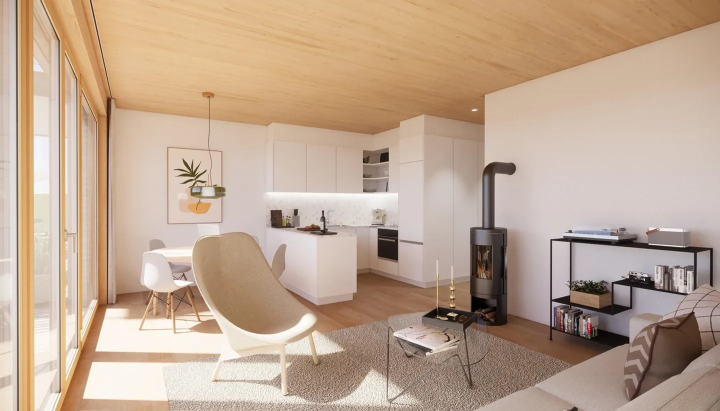 Ecological 2.5-room apartment with balcony in Wienacht-Tobel (new building) - Photo 5 of 7