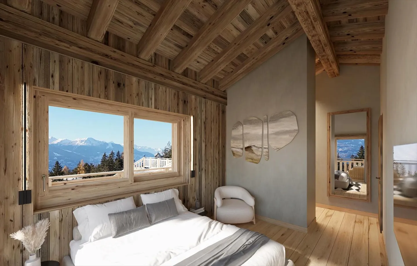 Chalet de luxe de 5,5 pièces à Crans-Montana en projet (avec permis de construire) - Photo 5 sur 10