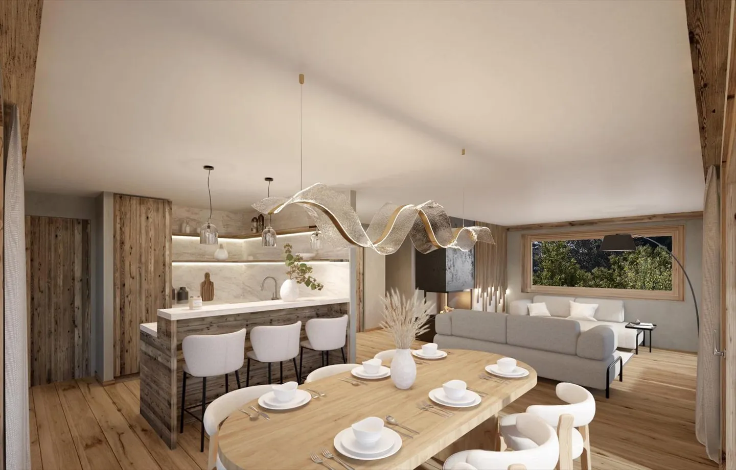 Chalet de luxe de 5,5 pièces à Crans-Montana en projet (avec permis de construire) - Photo 1 sur 10