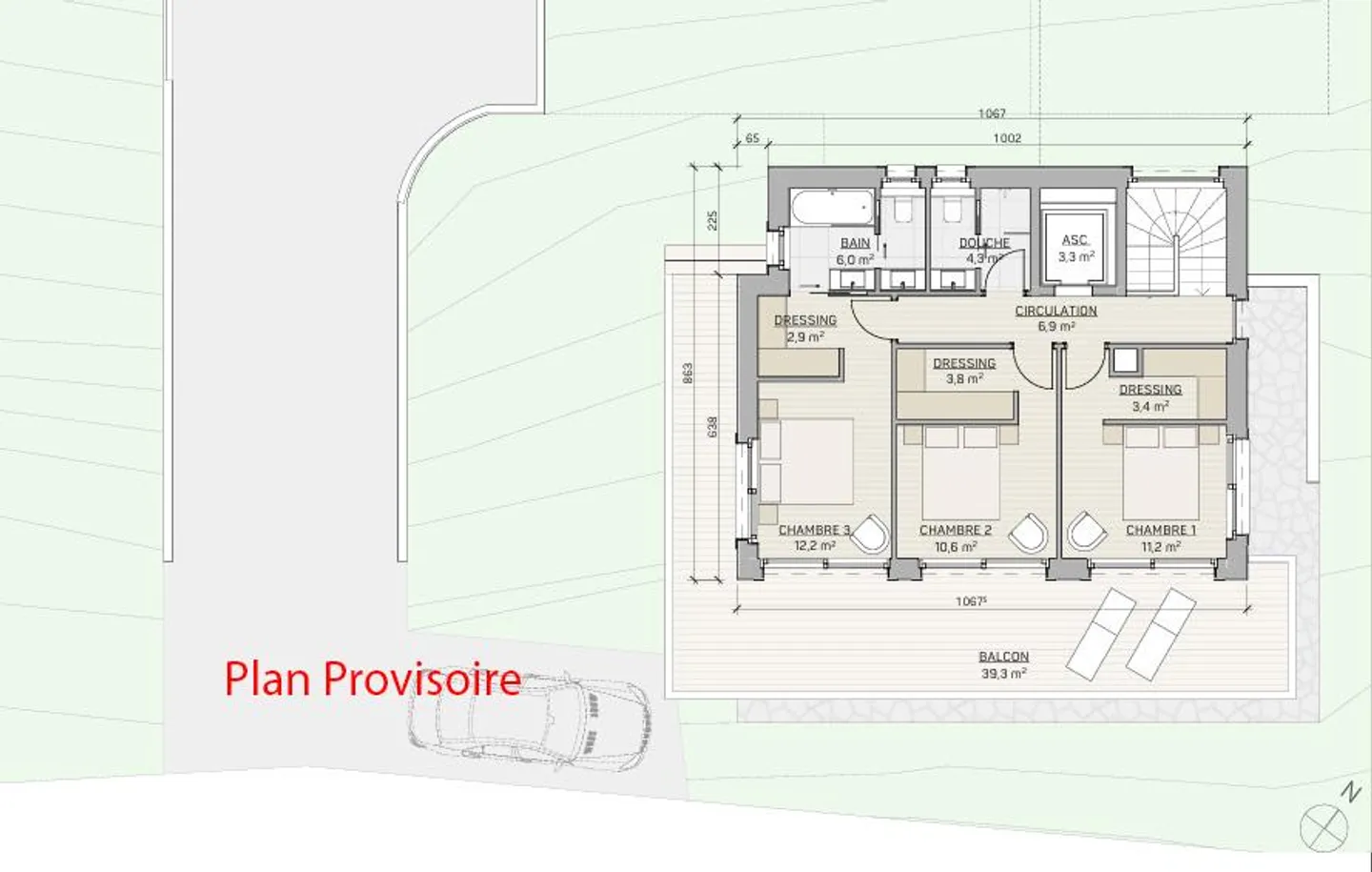 Chalet de luxe de 5,5 pièces à Crans-Montana en projet (avec permis de construire) - Photo 10 sur 10