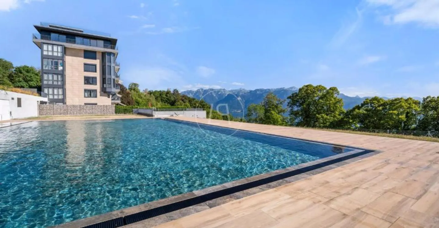 Elegante appartamento di 4,5 locali con vista panoramica sul lago di Ginevra a Puidoux - Foto 1 di 13