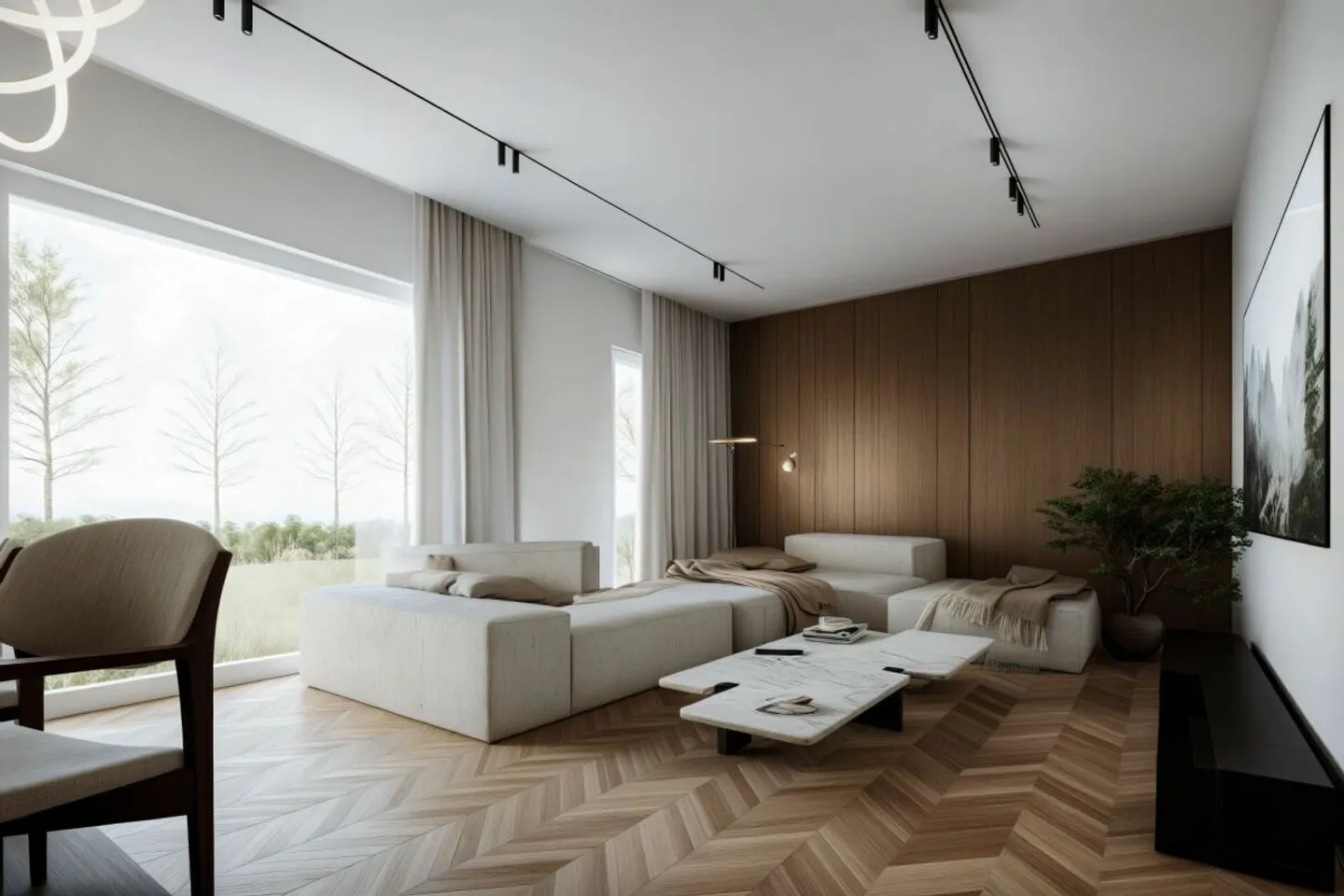 Villa contiguë 5.5 pièces à Lussy FR - Photo 2 sur 7