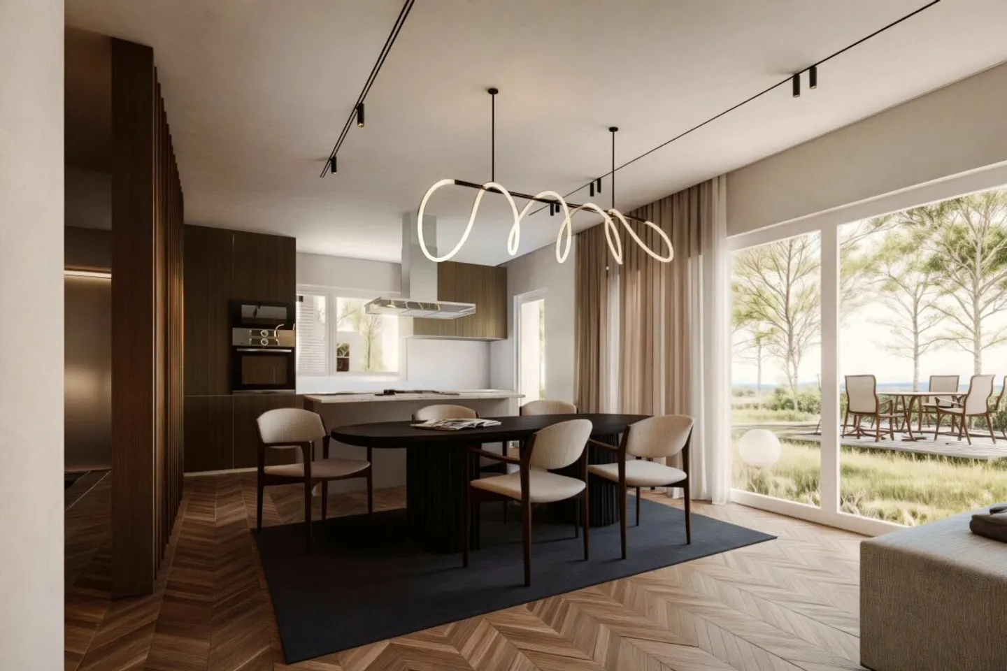 Villa contiguë 5.5 pièces à Lussy FR - Photo 5 sur 7