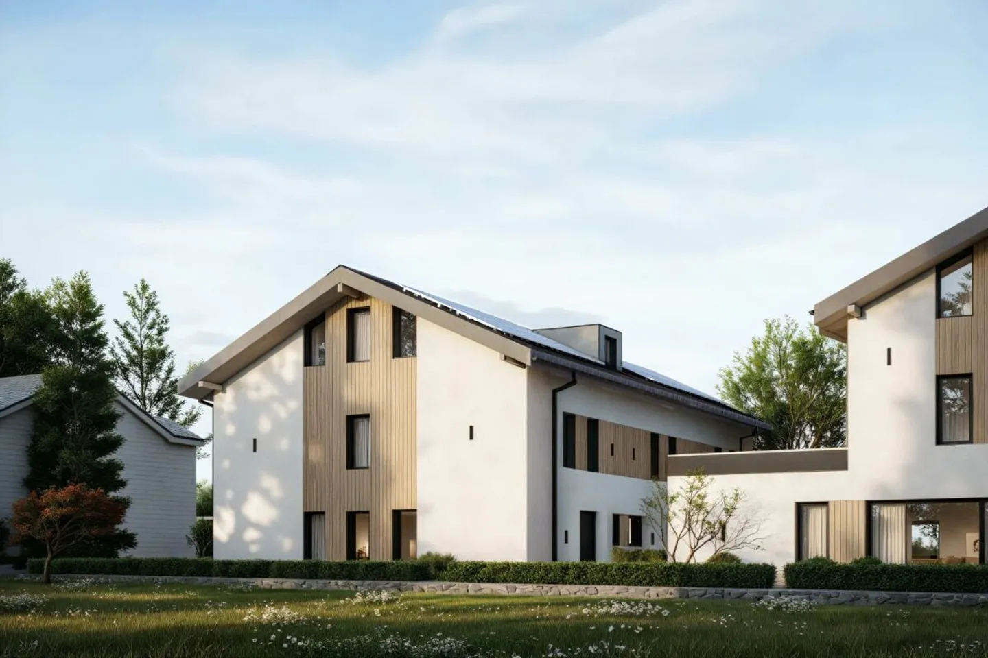 Villa contiguë 5.5 pièces à Lussy FR - Photo 3 sur 7