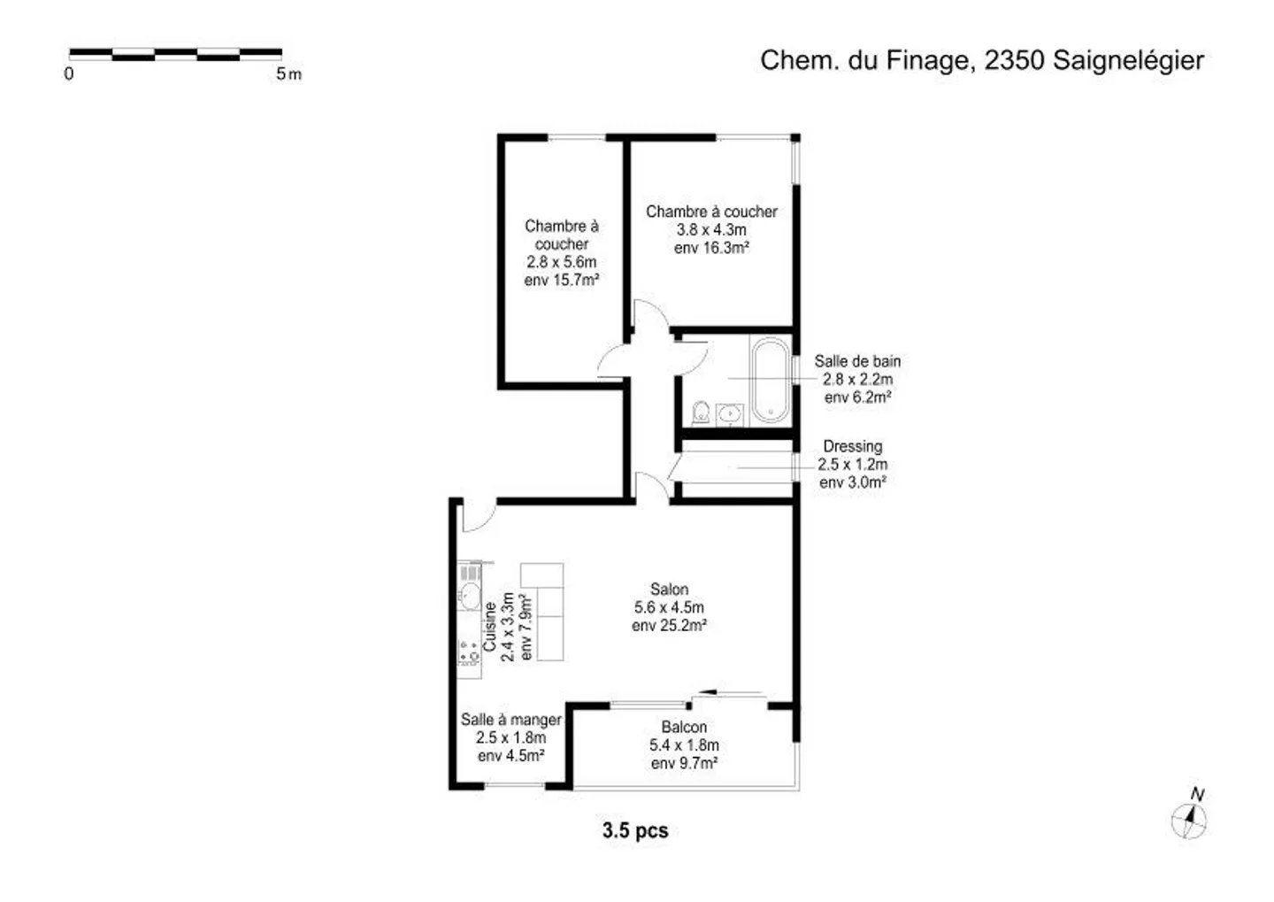 Apartment for rent - Photo 7 of 7