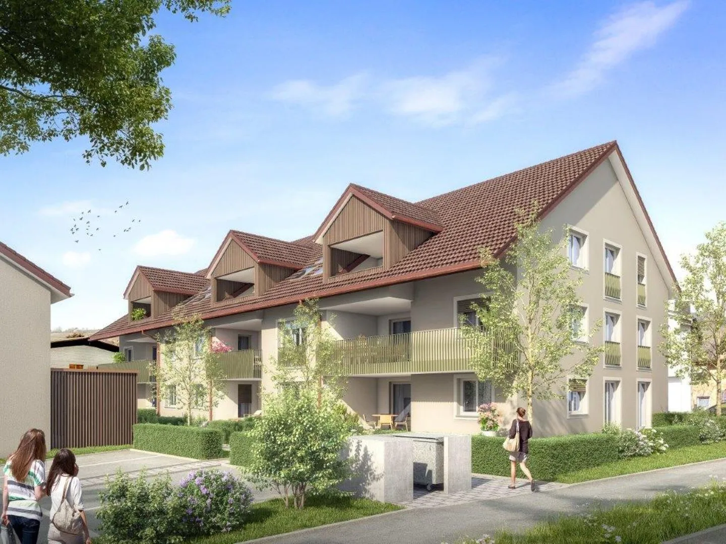 Neubau Wiesental, Hallau - Foto 1 von 6