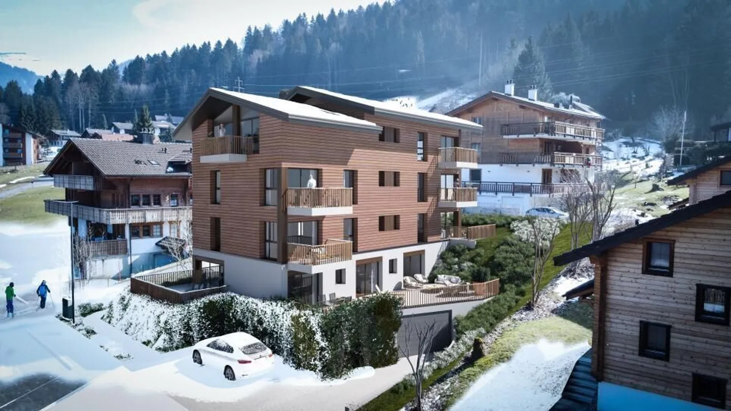 Futur appartement en rez avec terrasses et jardin - Les Pccots - Photo 3 sur 4