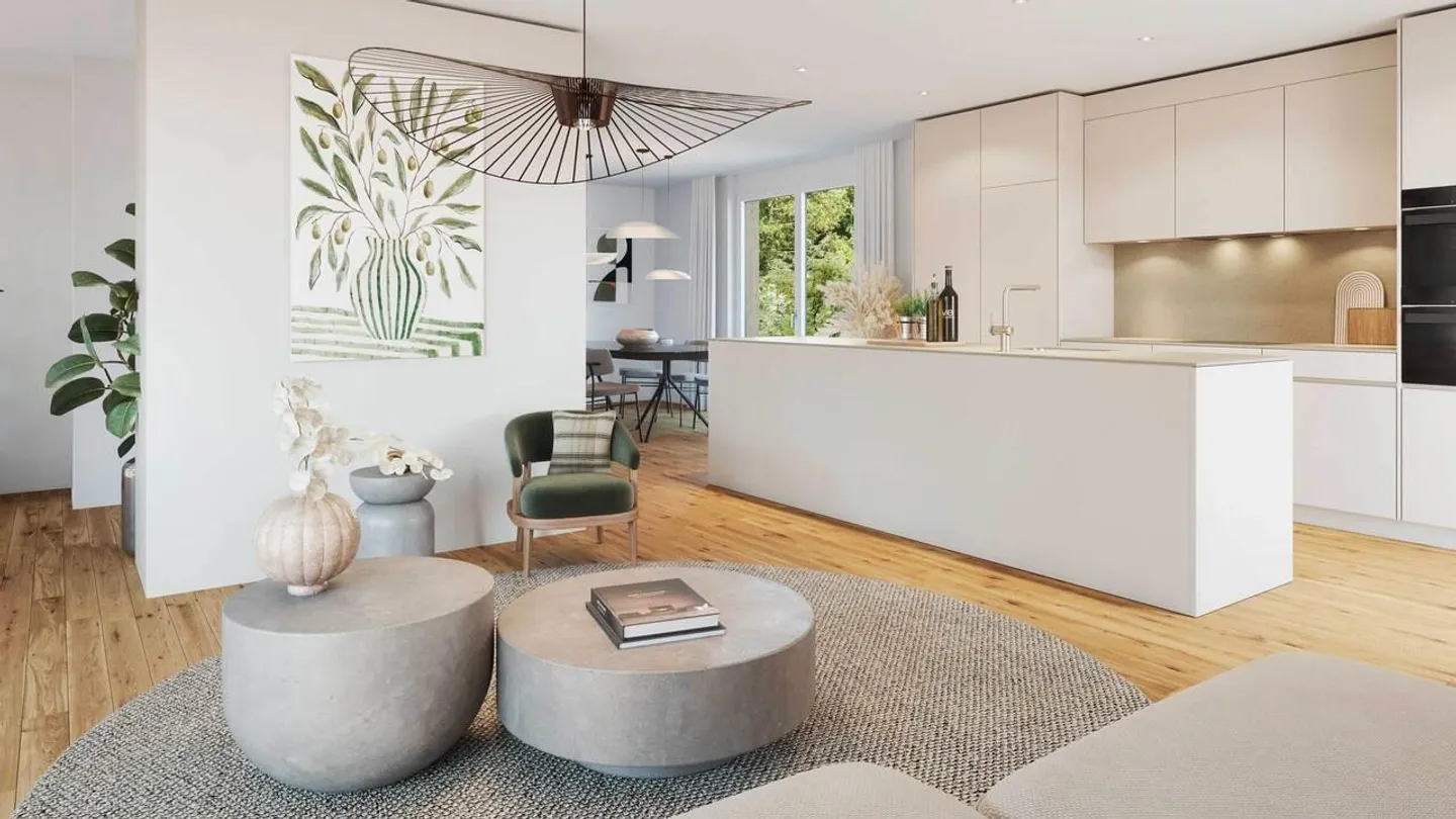 Neubauprojekt Gemsacker: 4.5-Zimmer-Doppeleinfamilienhaus D1 - Foto 3 von 7