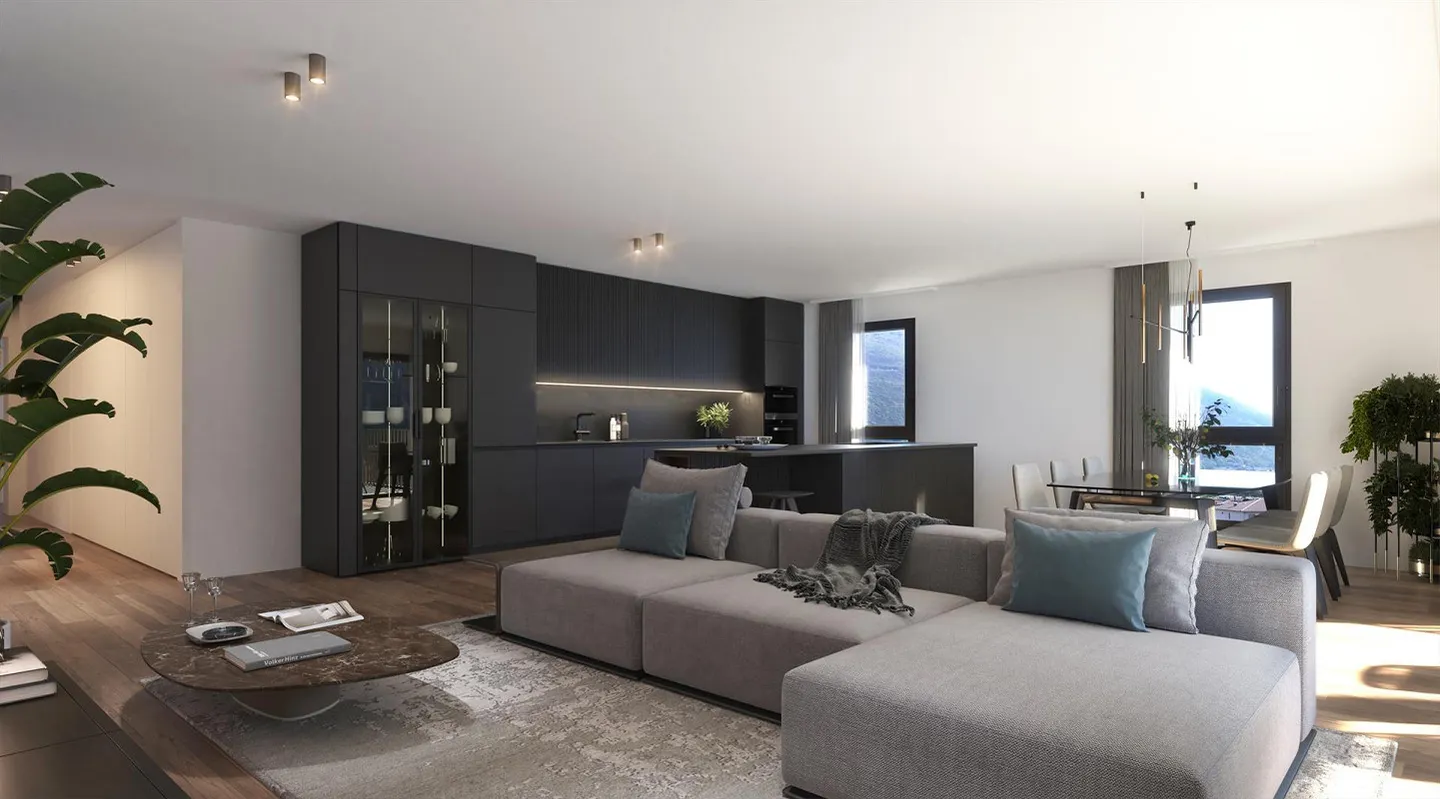 NOUVEAU APPARTEMENT DE 3.5 PIÈCES PRÊT À ÊTRE LIVRÉ AVEC JARDIN PRIVÉ ! - Photo 2 sur 5