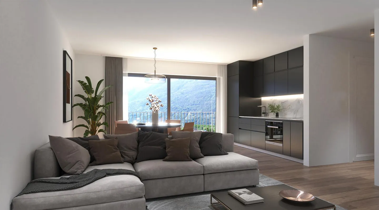 NOUVEAU APPARTEMENT DE 3.5 PIÈCES PRÊT À ÊTRE LIVRÉ AVEC JARDIN PRIVÉ ! - Photo 3 sur 5