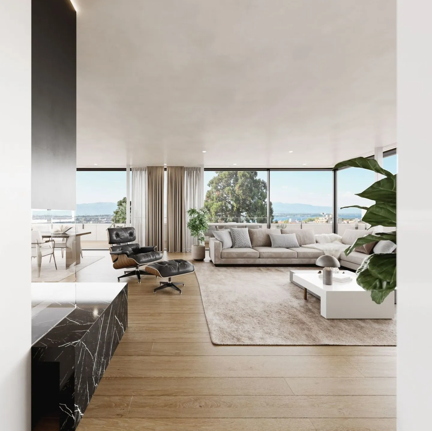 Außergewöhnliches neues Dachgeschoss von 295 m2 mit Terrasse von 182 m2 - Foto 3 von 9