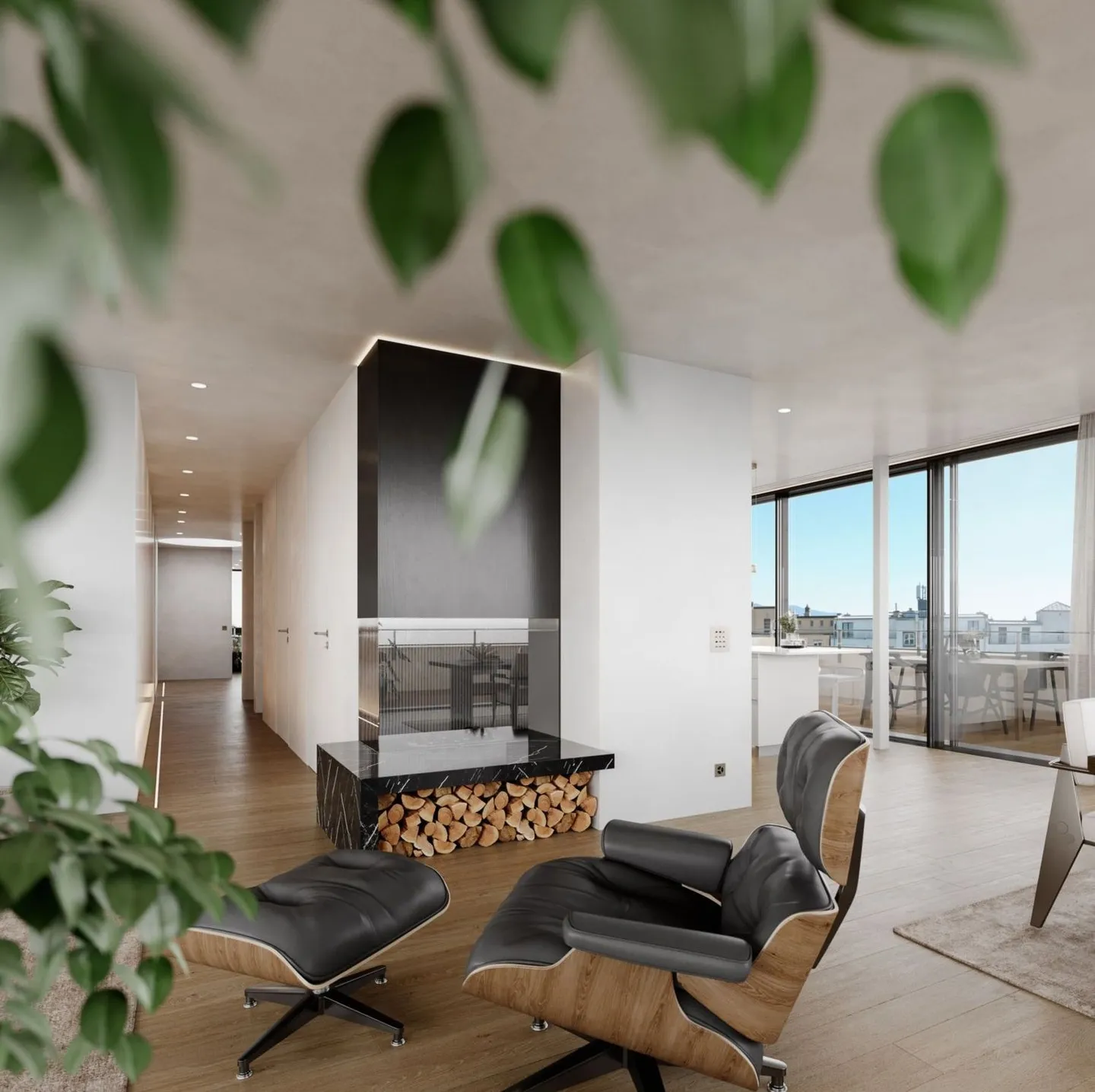 Außergewöhnliches neues Dachgeschoss von 295 m2 mit Terrasse von 182 m2 - Foto 4 von 9