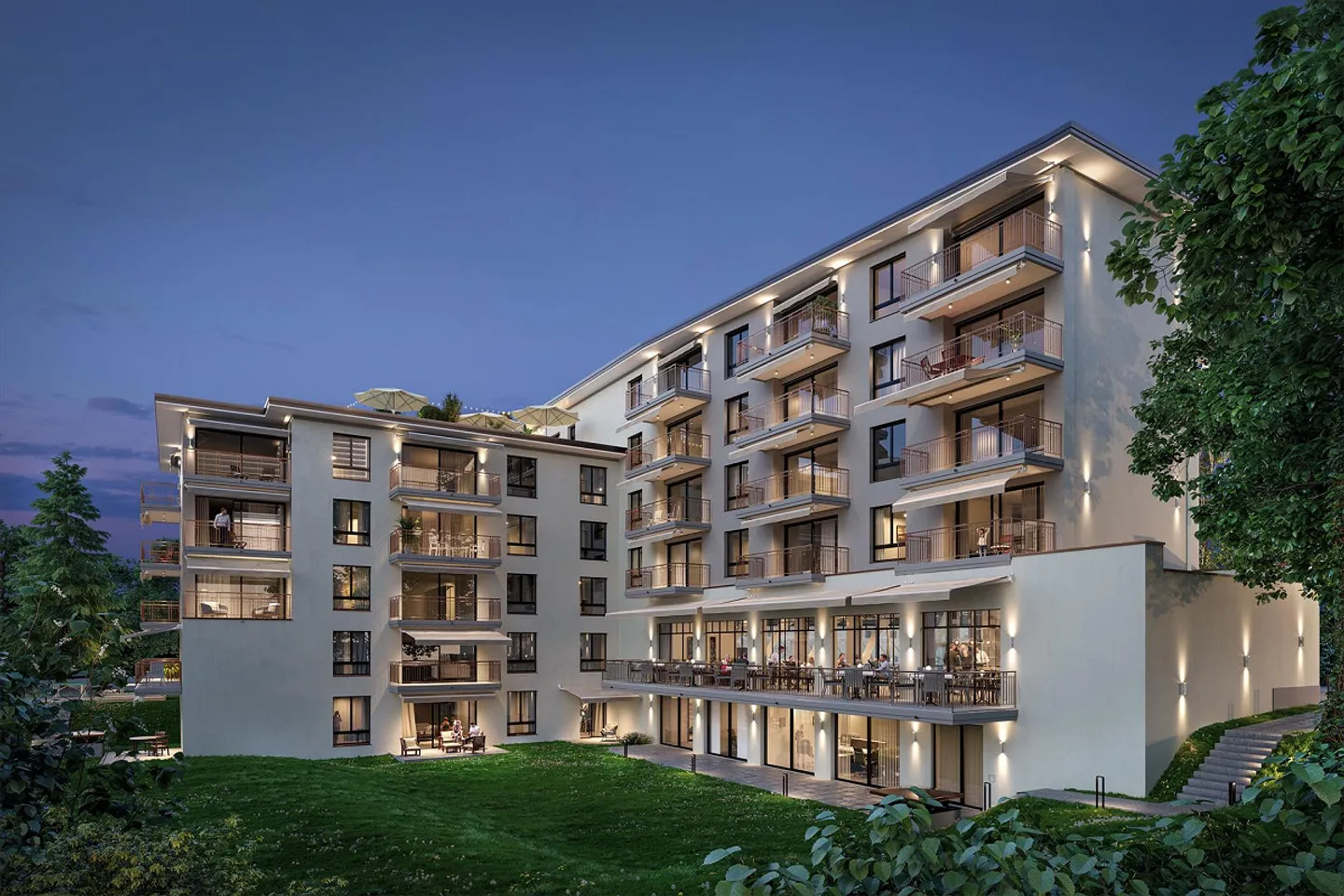 Modernes Apartment mit Balkon - Foto 3 von 4