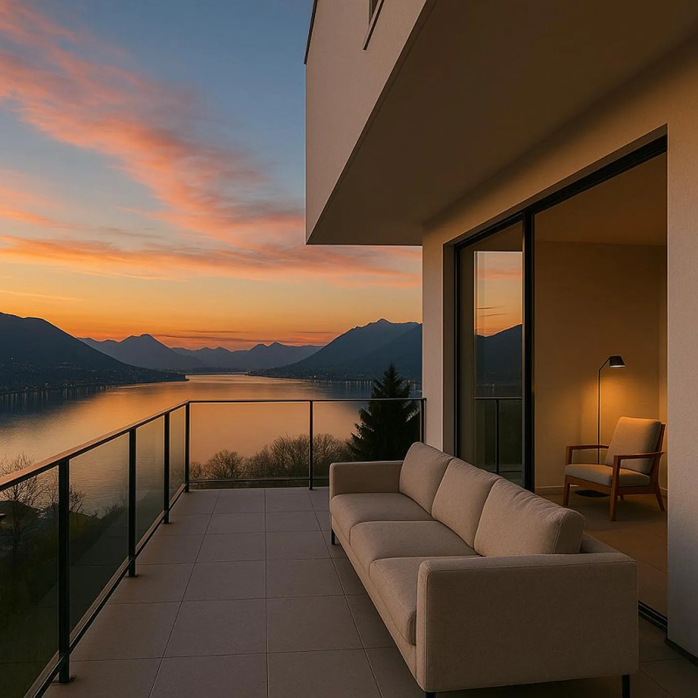 STUNNING AND EXCLUSIVE VILLA WITH LAKE VIEW 6.5 ROOMS IN PUGERNA - Photo 1 of 13