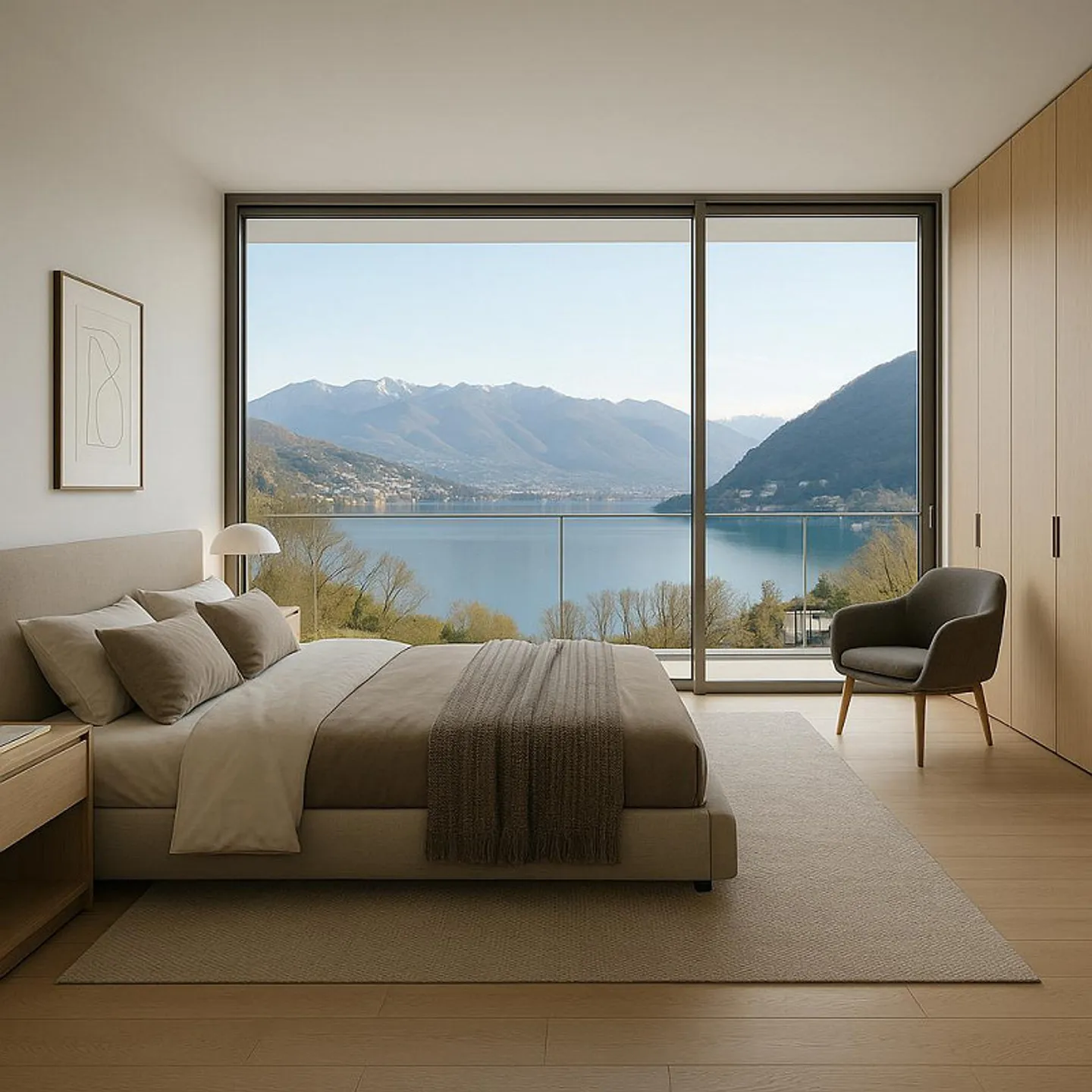 STUNNING AND EXCLUSIVE VILLA WITH LAKE VIEW 6.5 ROOMS IN PUGERNA - Photo 8 of 13
