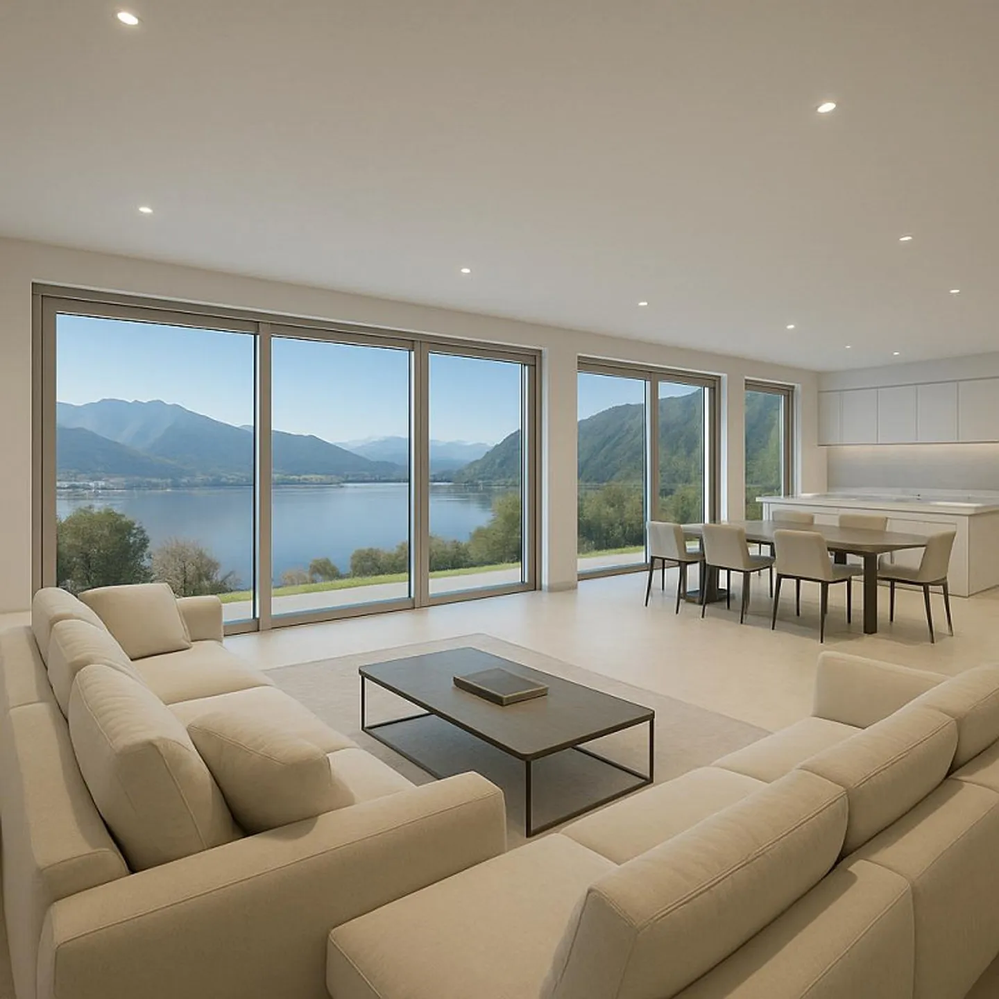 STUNNING AND EXCLUSIVE VILLA WITH LAKE VIEW 6.5 ROOMS IN PUGERNA - Photo 3 of 13