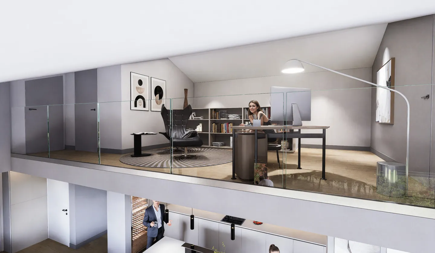 MERVEILLEUX DUPLEX DE 4.5 PIÈCES AVEC JARDIN PRIVÉ PPP5 - Photo 10 sur 13